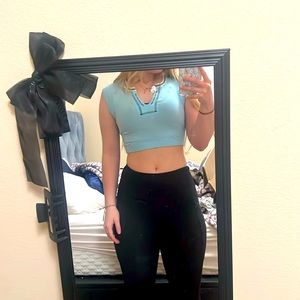 Light blue crop top! size medium!